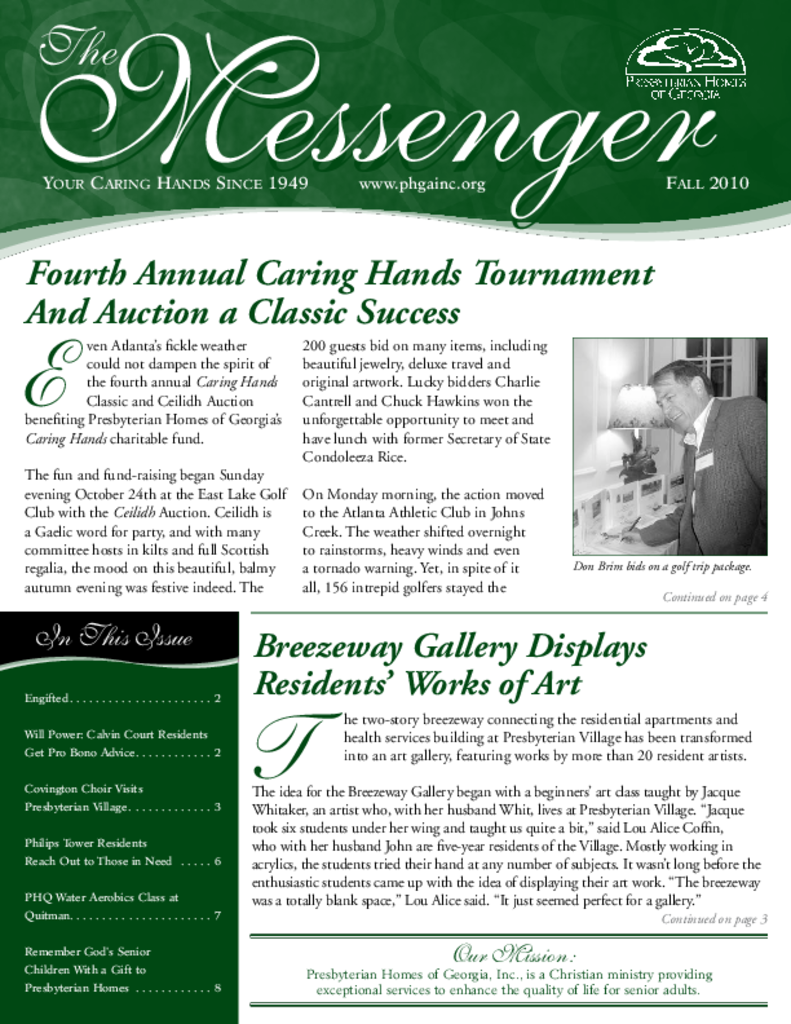 Presbyterian Homes of Austell Senior Living Community